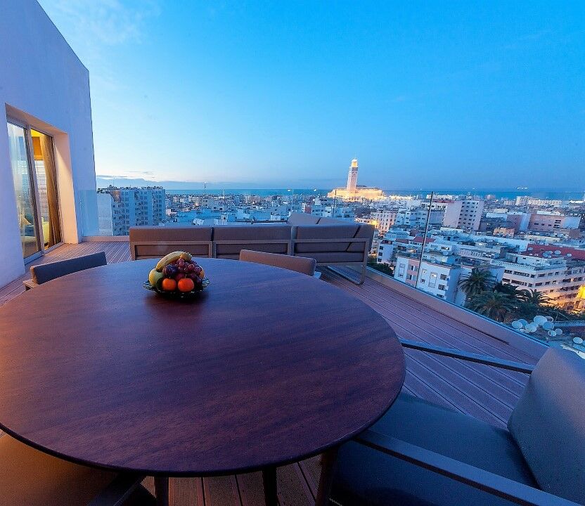 Barcelo Anfa Casablanca Hotel Luaran gambar View from the hotel